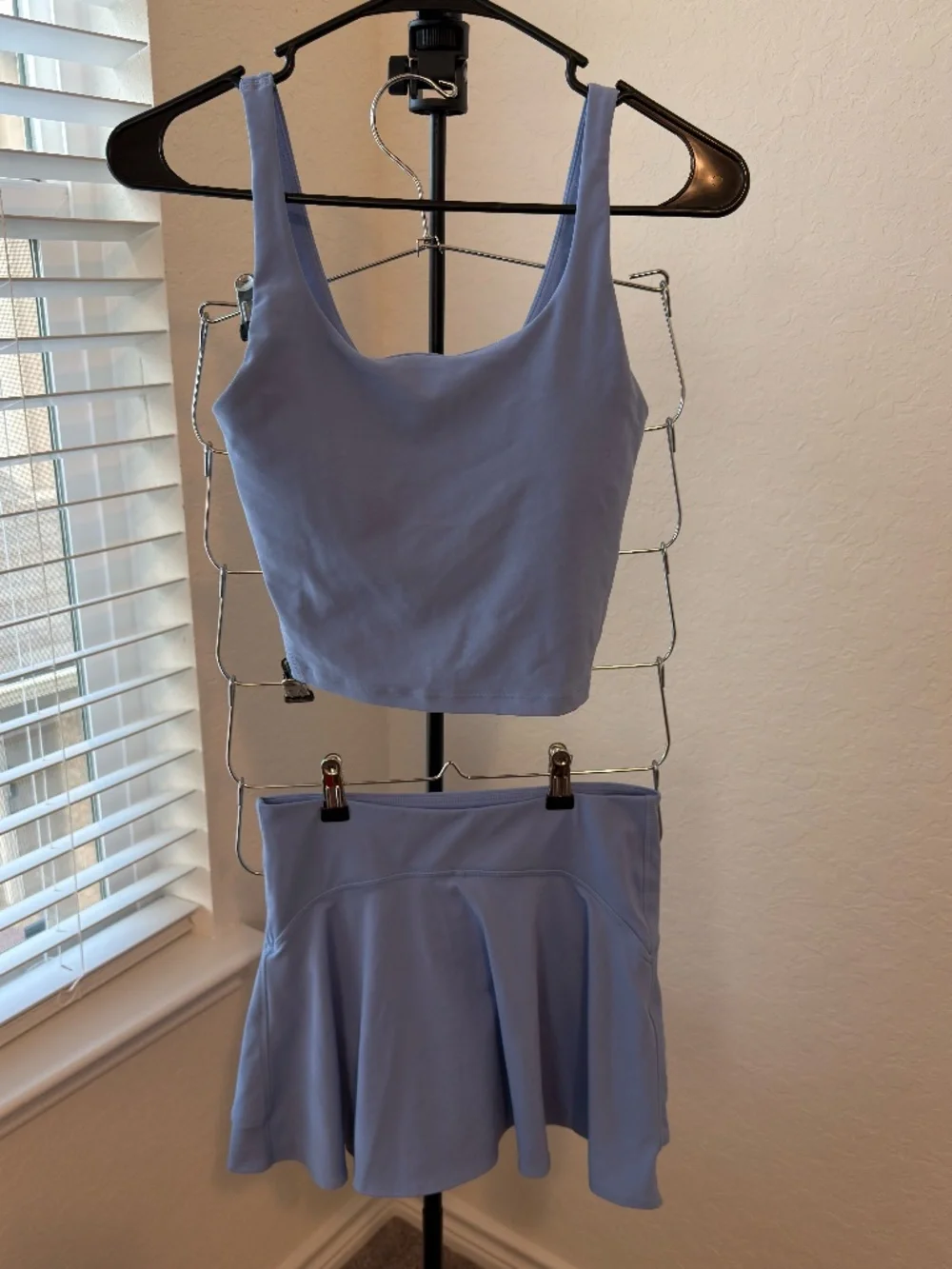 Old Navy Blue Matching Athletic Skirt and Top Set Size S